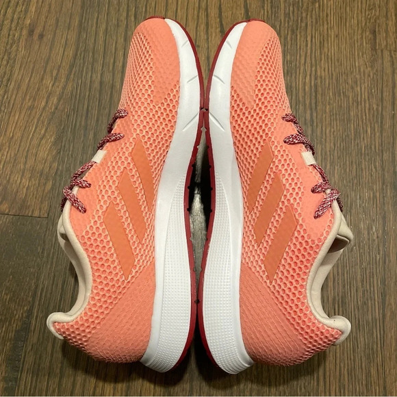 Adidas Sooraj running shoes in Glow Pink / Cloud White / Semi Coral EE9930 - Picture 6 of 11